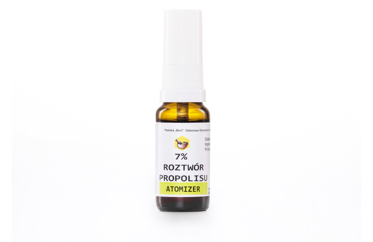 7% roztwór propolisu z atomizerem 20ml