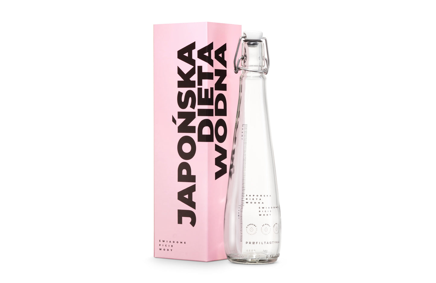 Szklana butelka 500ml – Japońska Dieta Wodna