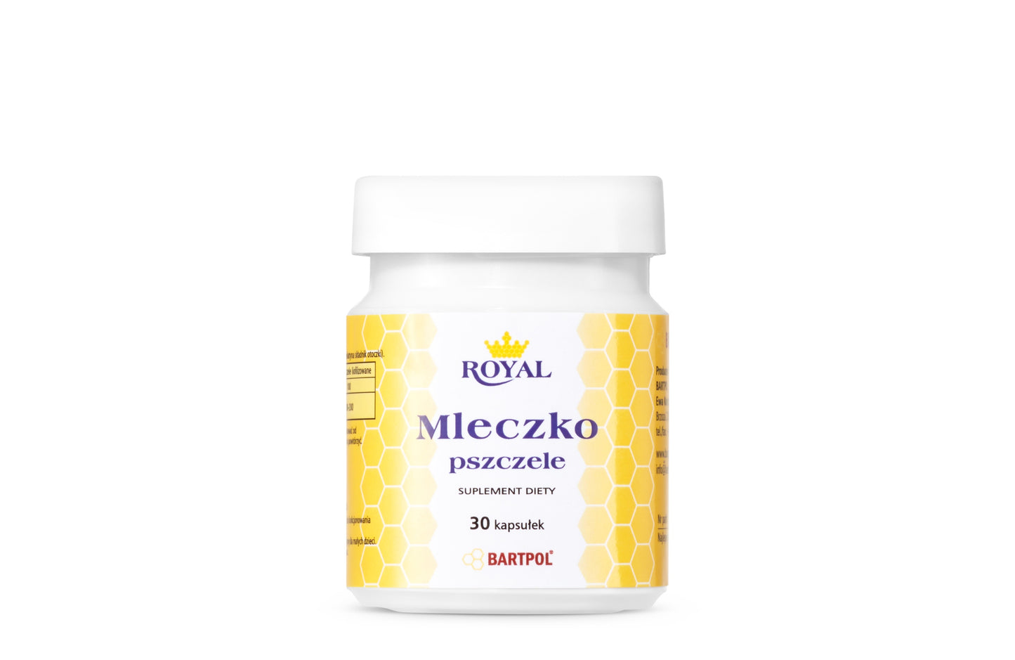 Mleczko pszczele – liofilizowane 30 kapsułek