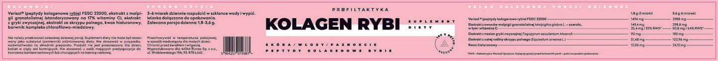 Kolagen rybi – skóra, włosy, paznokcie 100g