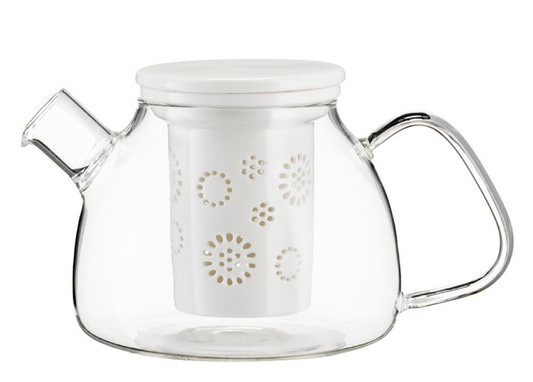 Szklany dzbanek z ceramicznym zaparzaczem 800ml